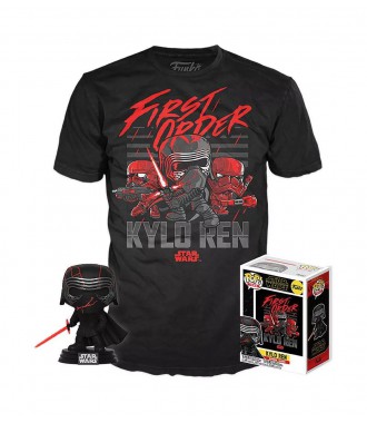 Star Wars Episode IX POP! & Tee Box Kylo Ren (Supreme Leader) Exclusive